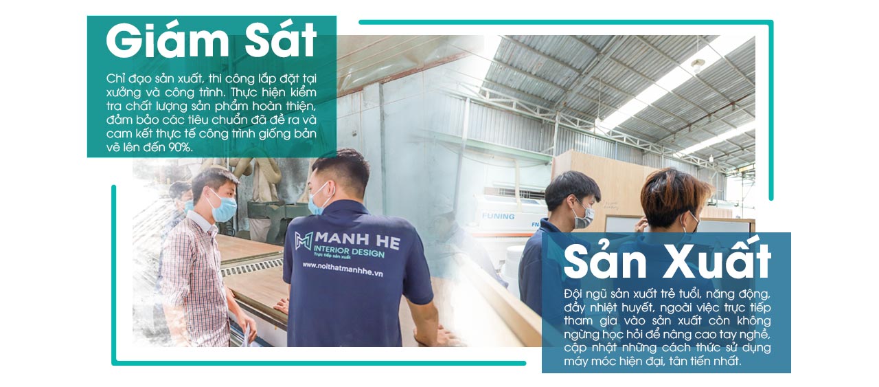 Giám sát sản xuất thi công nội thất