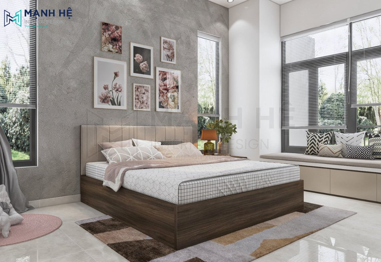 Tranh treo tường giúp nâng tầm không gian phòng ngủ