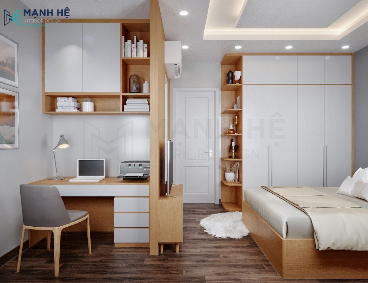 bàn làm việc hiện đại