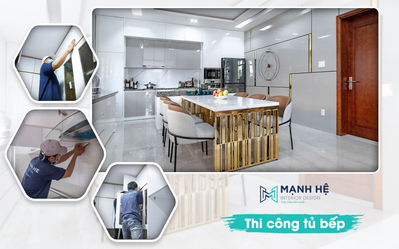 Mẫu tủ bếp đẹp