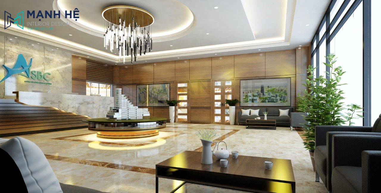 thiết kế sảnh tiếp khách