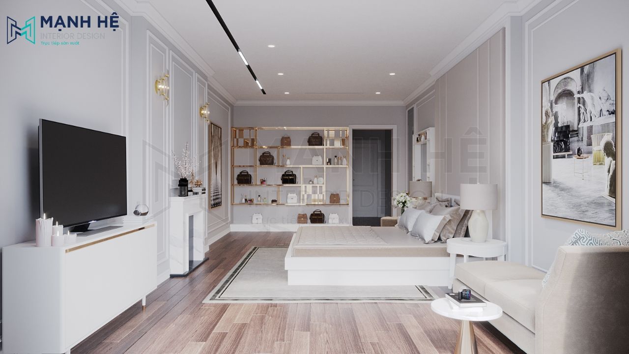 bố trí sofa đệm mút