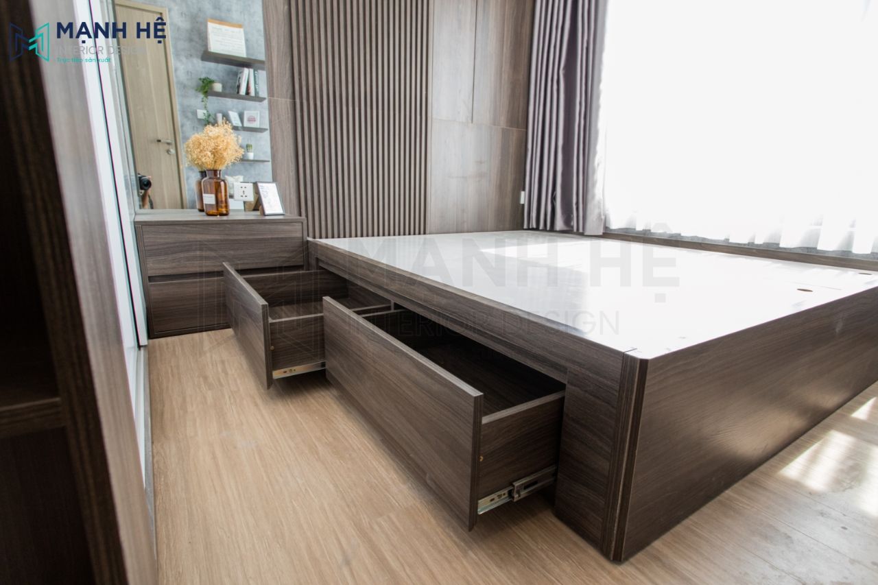 giường ngủ có hộc tủ