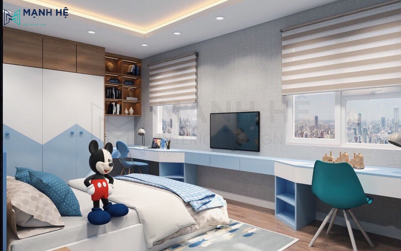bàn học hương ra cửa sổ