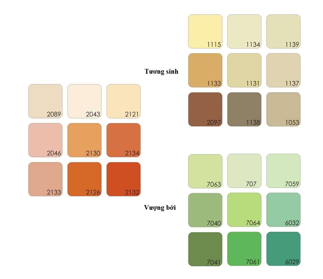 Màu sơn nhà đẹp cho gia chủ mệnh hỏa