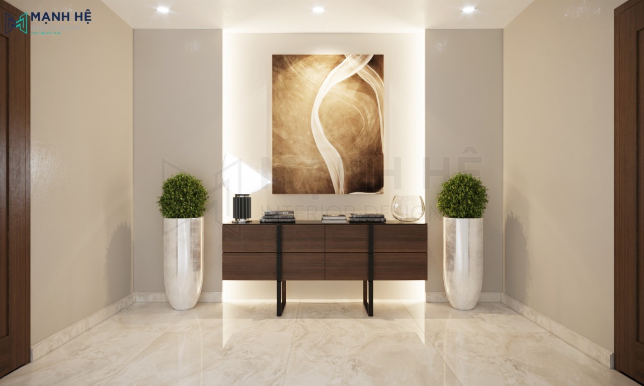Kệ tủ trang trí sảnh