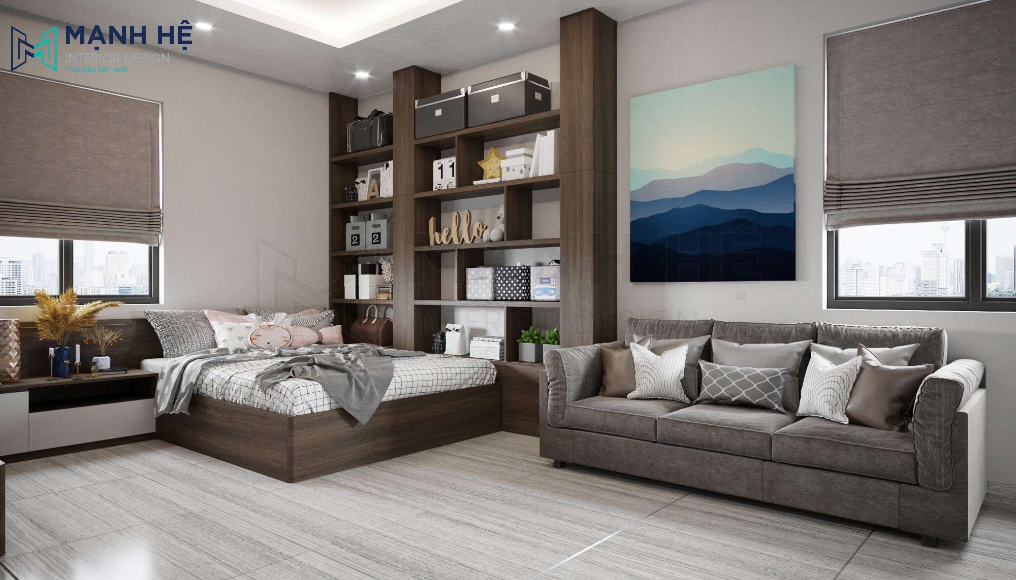 ghế sofa trong phòng khách