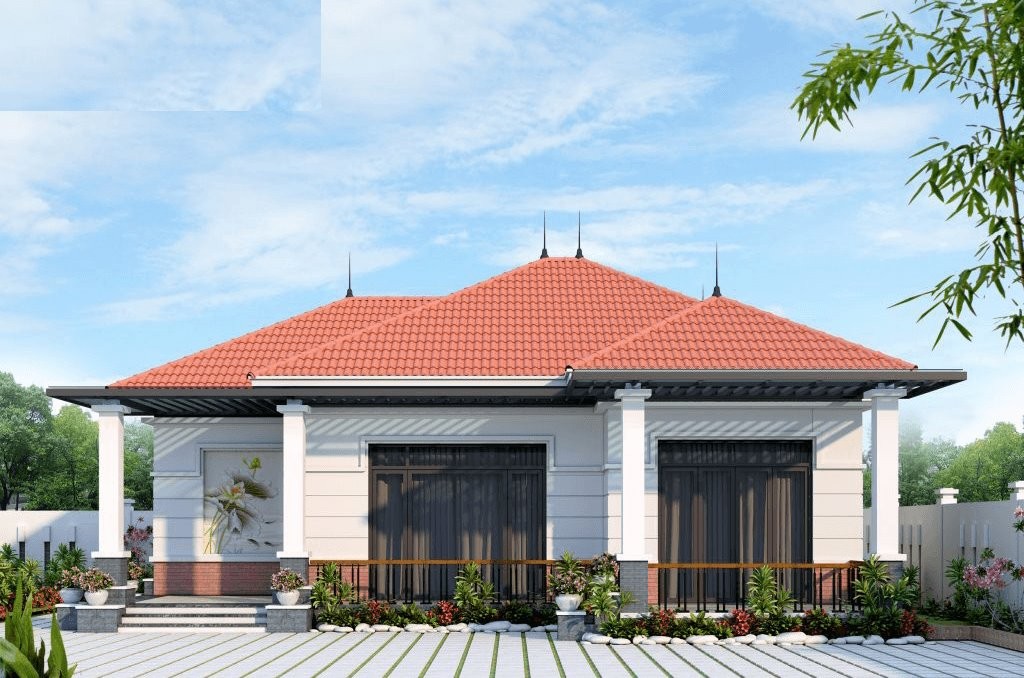 Chọn gam màu sơn hài hòa với màu ngói