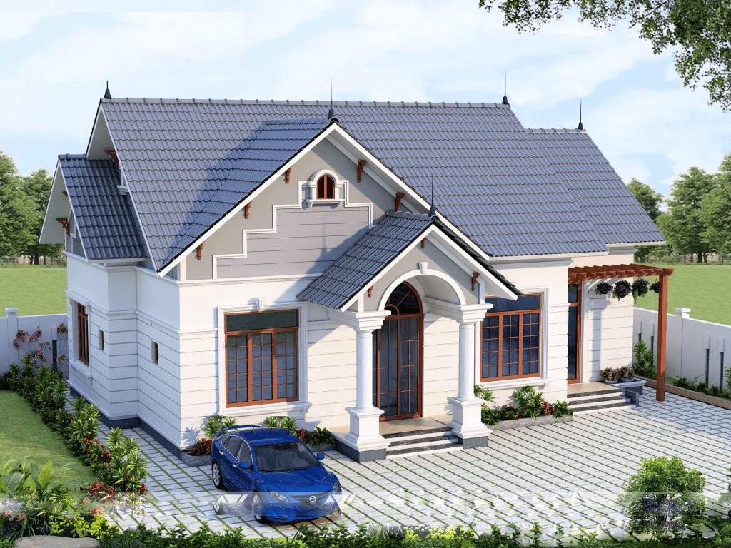 Thiết kế biệt thự mini mái thái