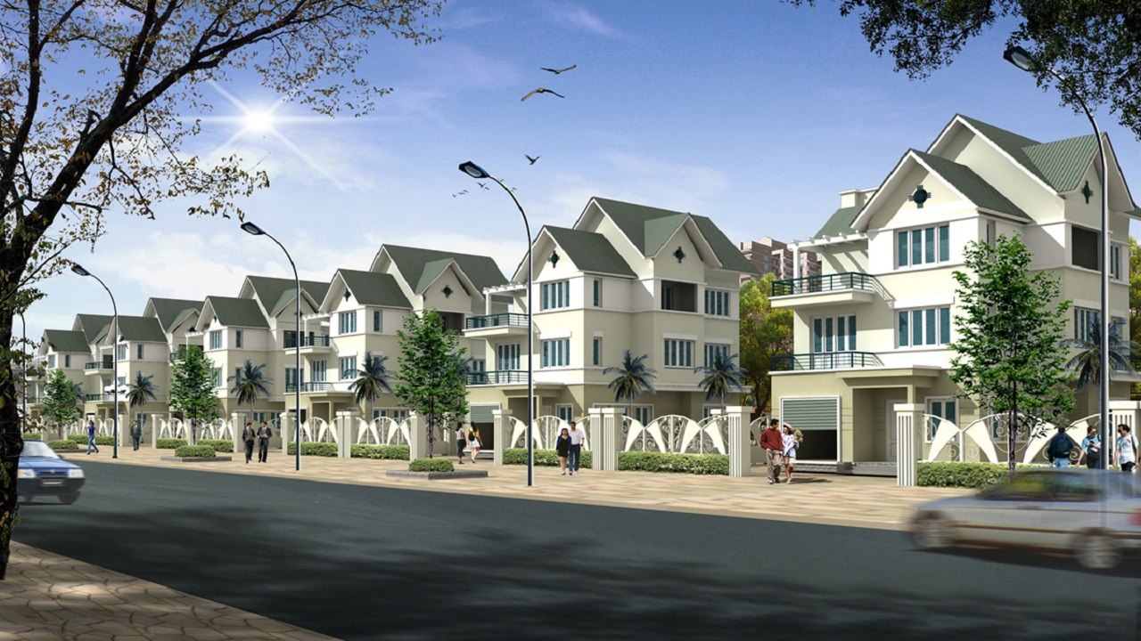 thiết kế biệt thự liền kề