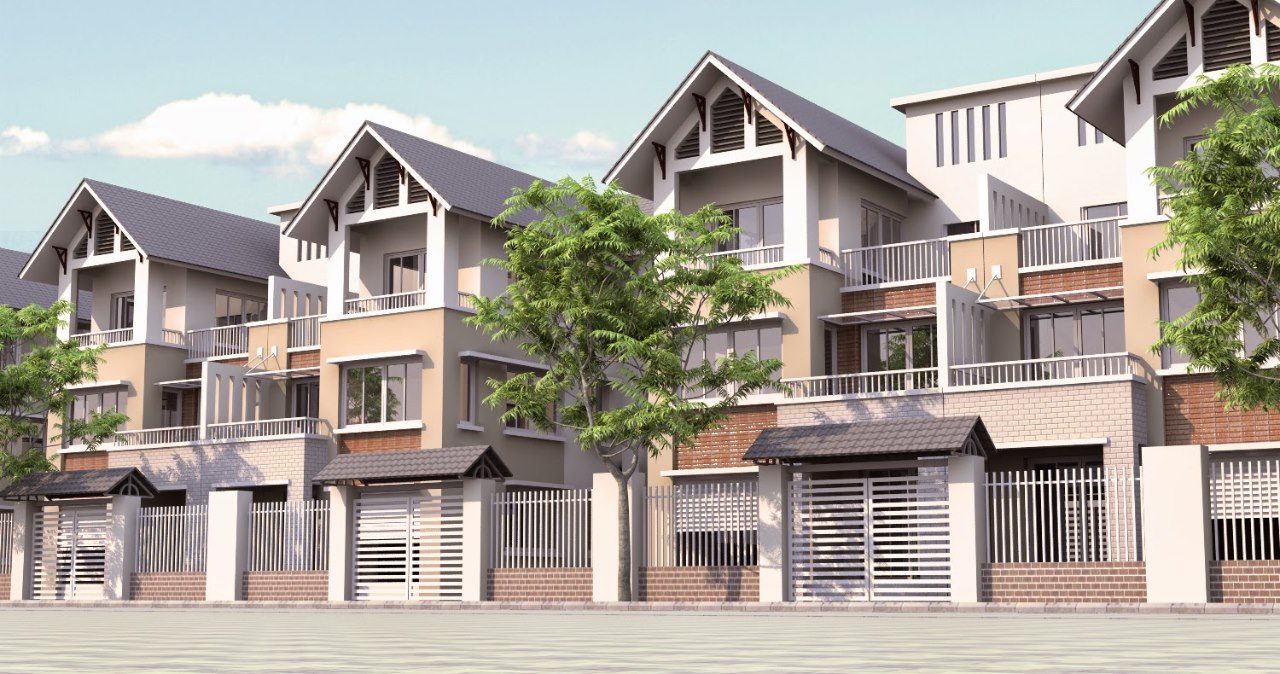 thiết kế biệt thự liền kề