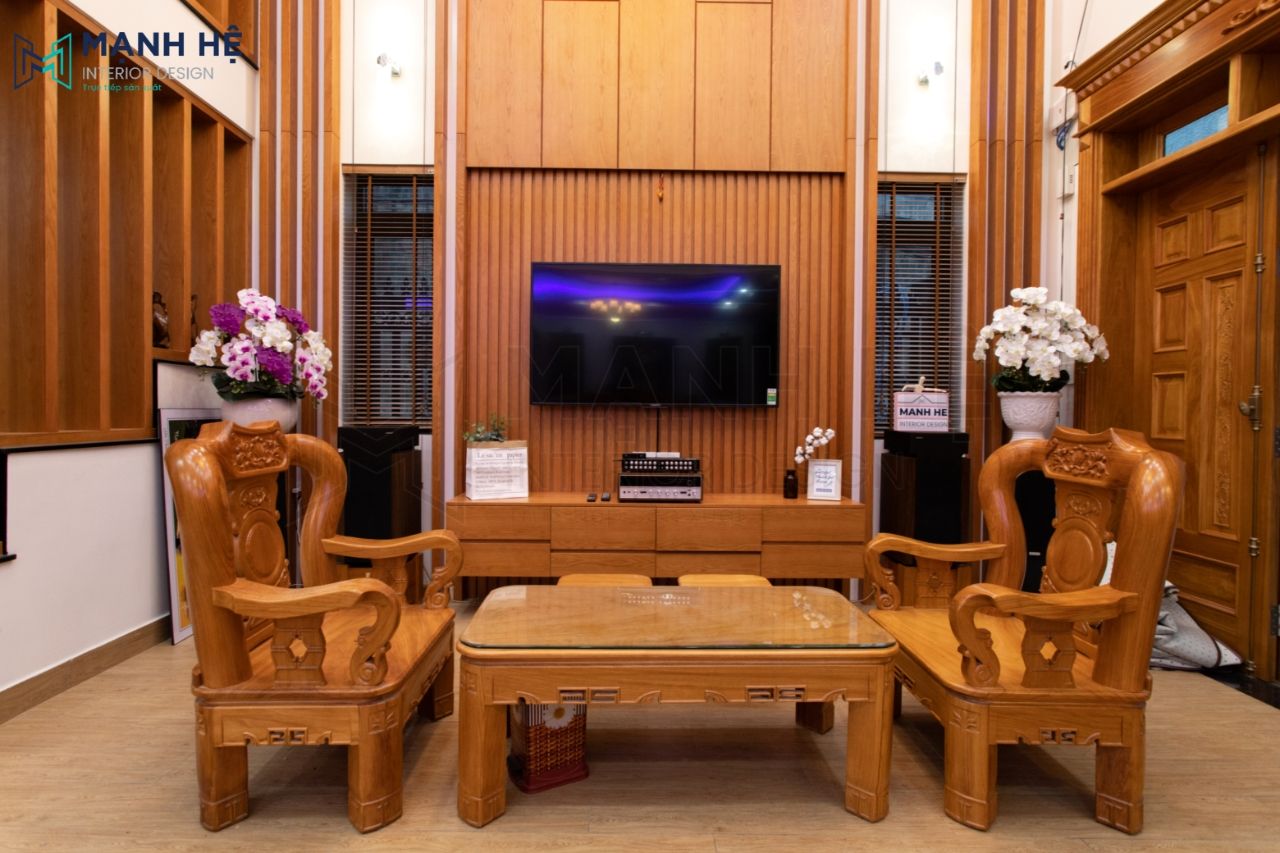 bộ bàn ghế gỗ sang trọng