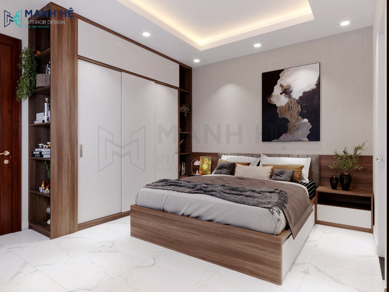 tab đầu giường phòng ngủ