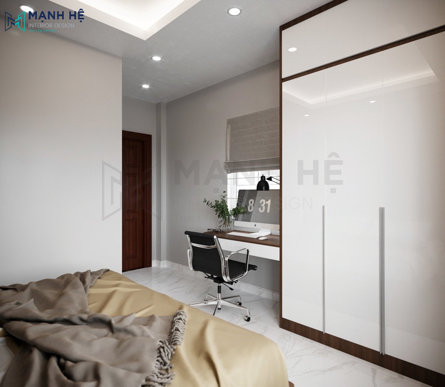 bàn làm việc gỗ công nghiệp
