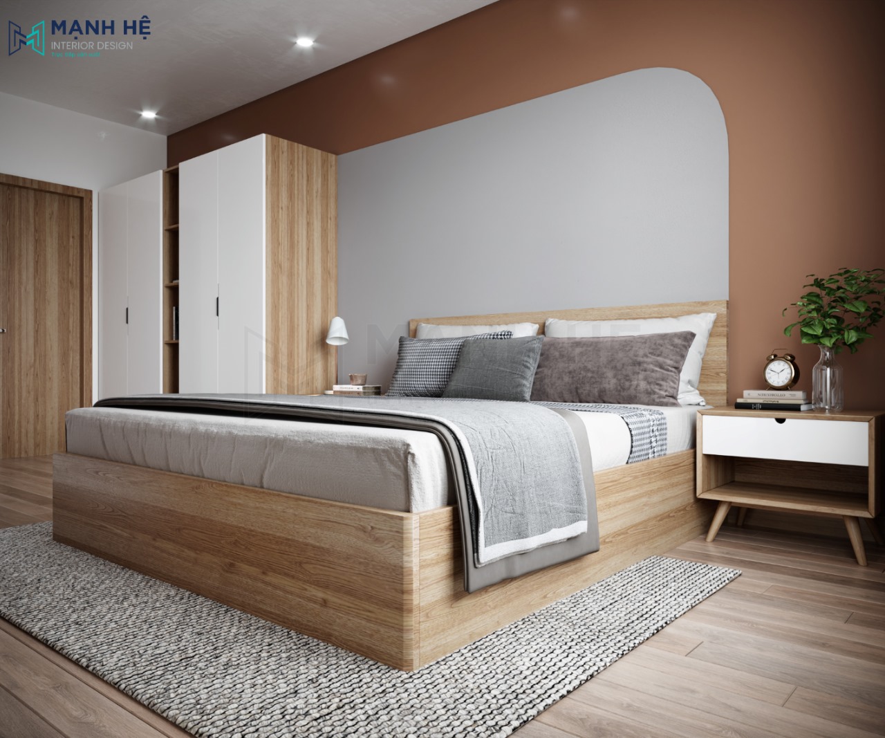 giường ngủ gỗ công nghiệp