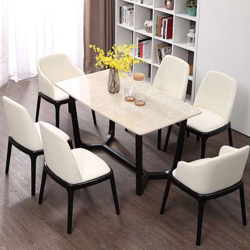 Bàn ăn mắt đa 6 ghế nhỏ gọn