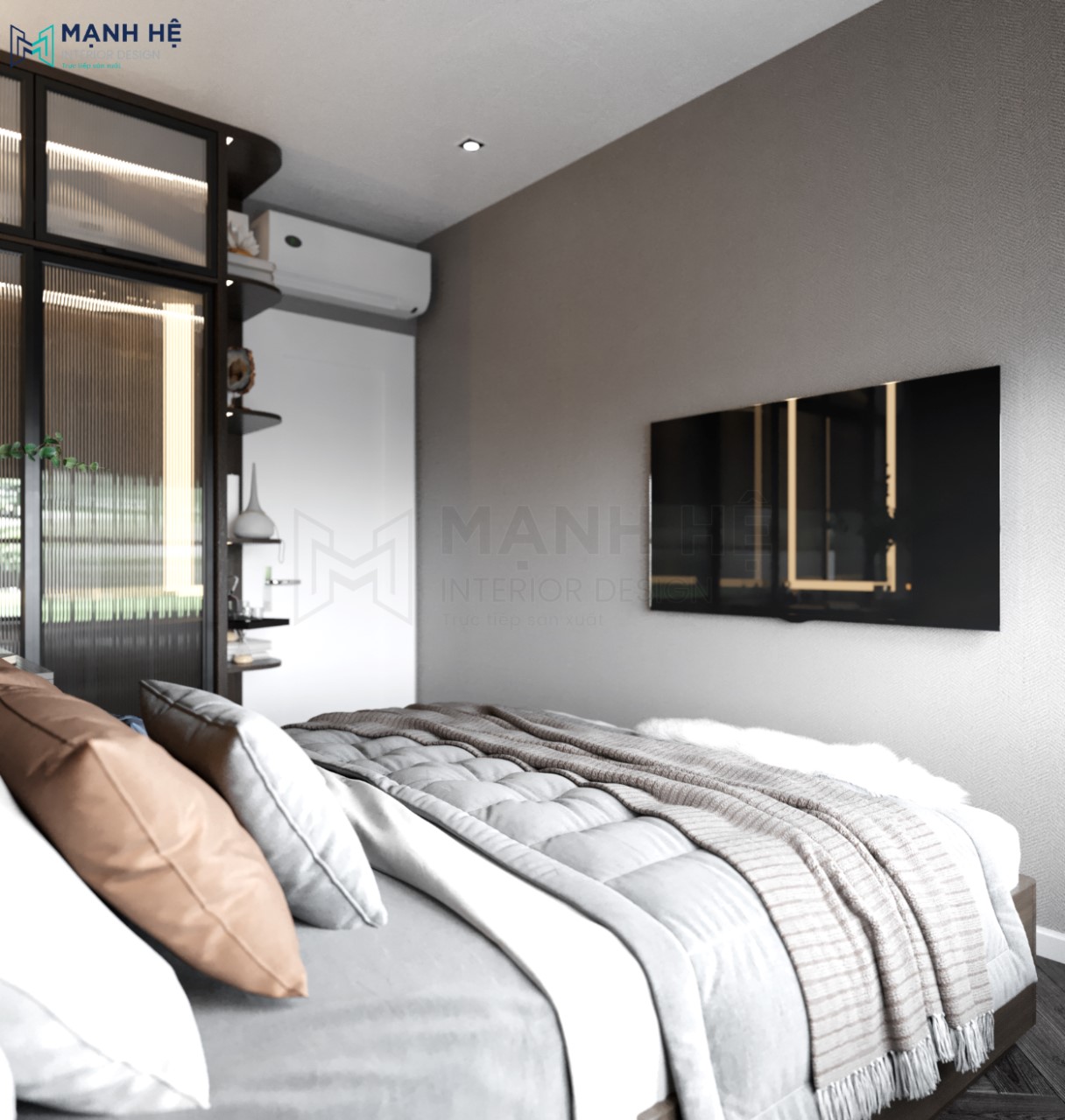 tivi treo tường tiết kiệm diện tích