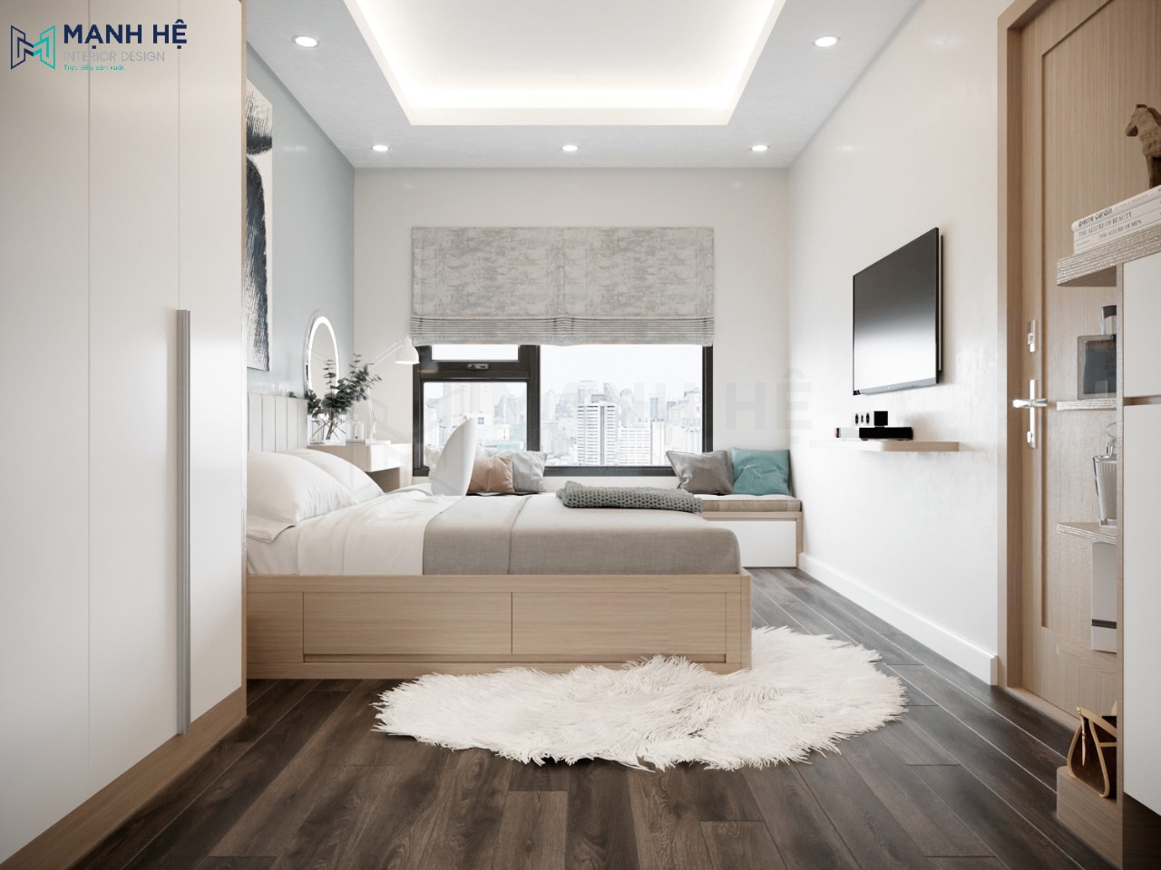 giường ngủ gỗ công nghiệp