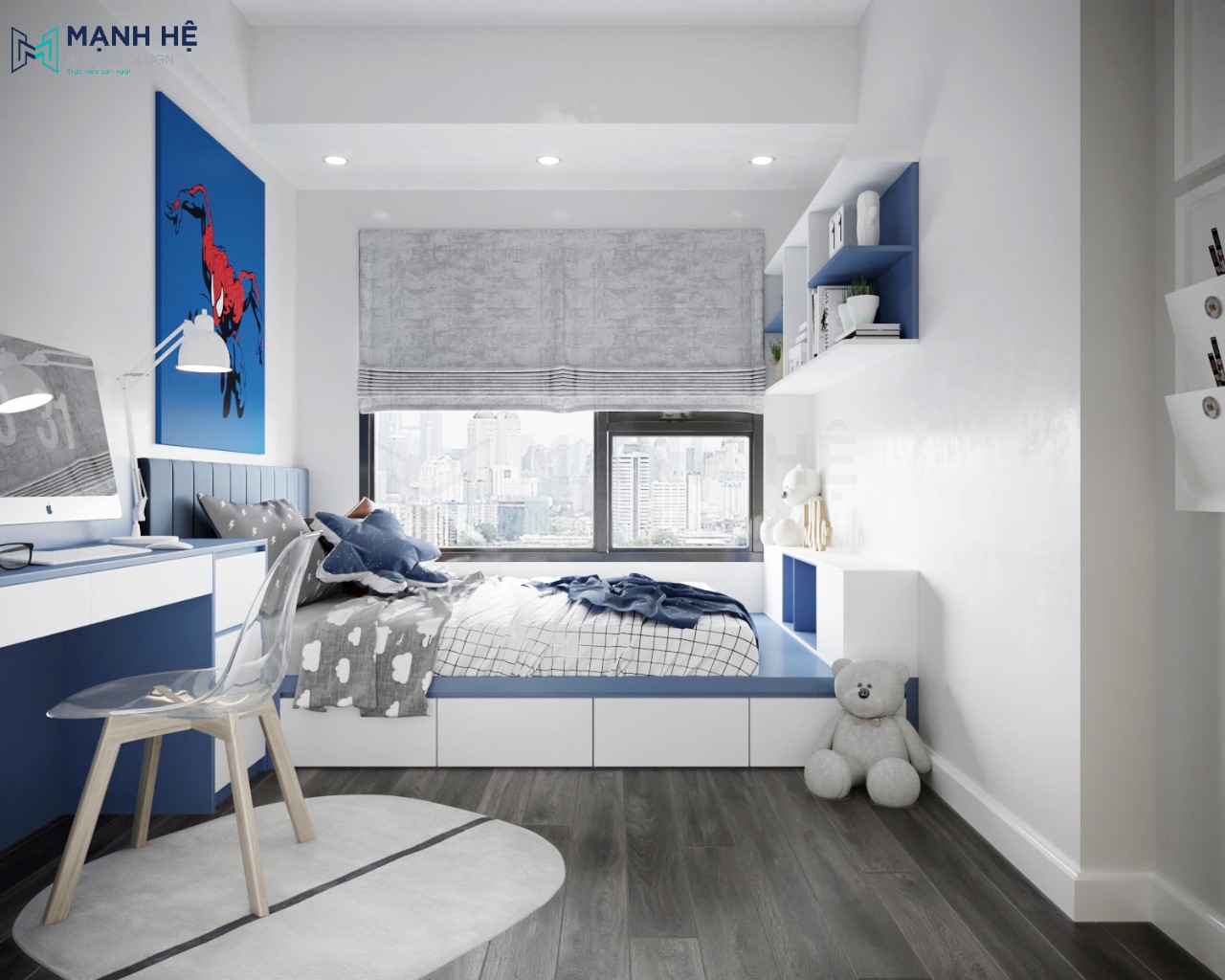 giường ngủ dạng bục