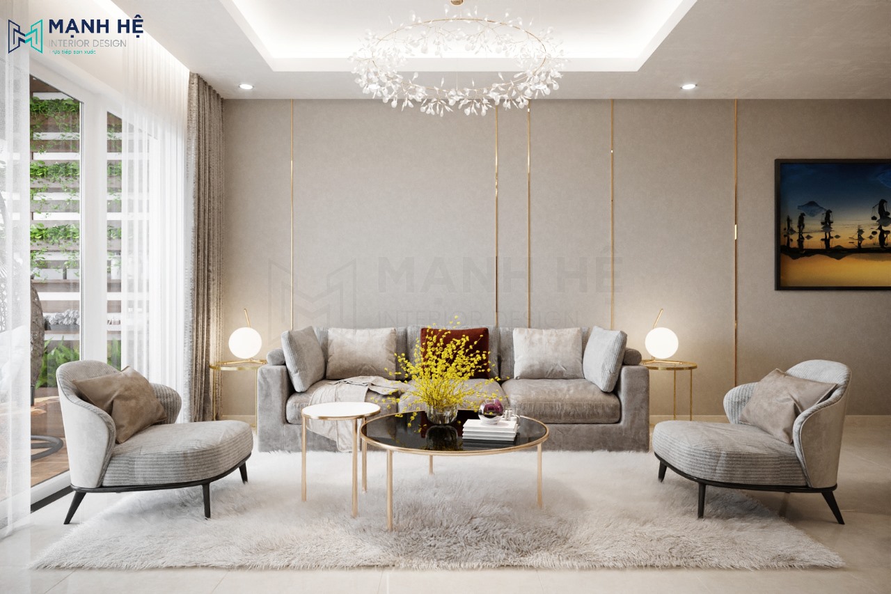 thiết kế nội thất phòng khách