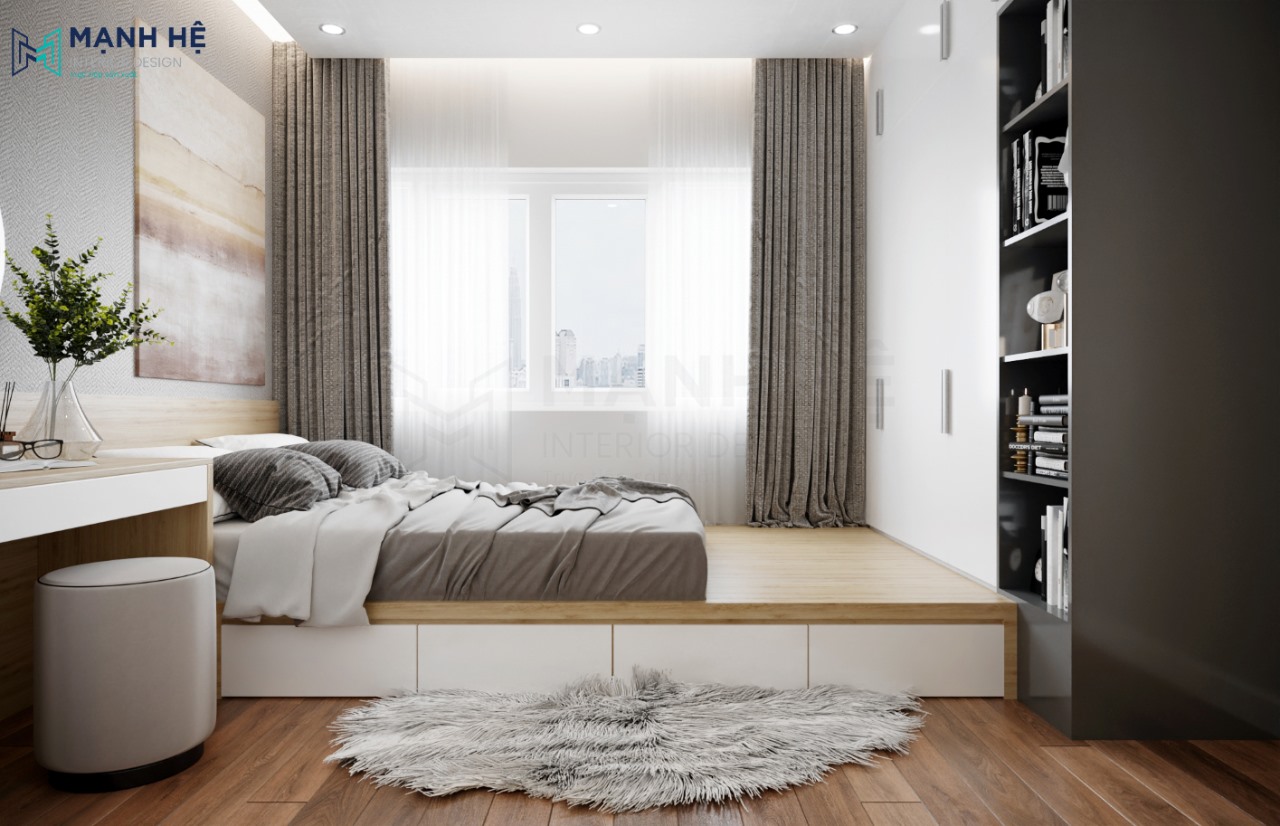 giường ngủ dạng bục