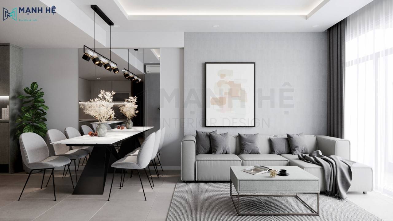 Giấy dán tường phòng khách