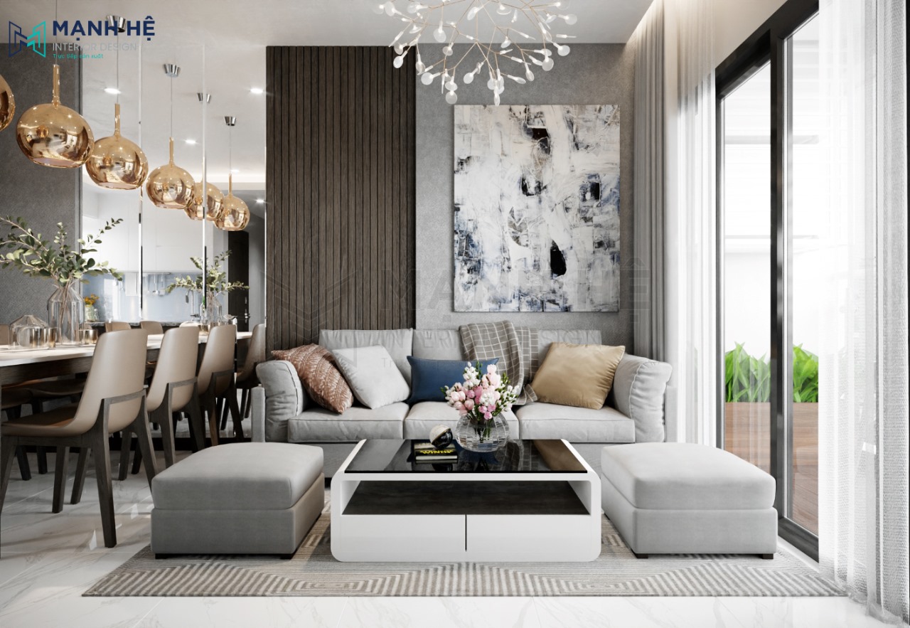 thiết kế nội thất phòng khách