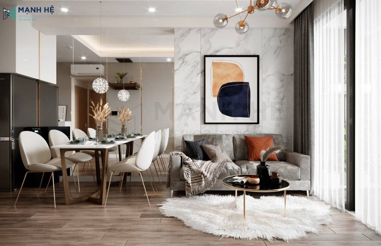 thiết kế nội thất phòng khách