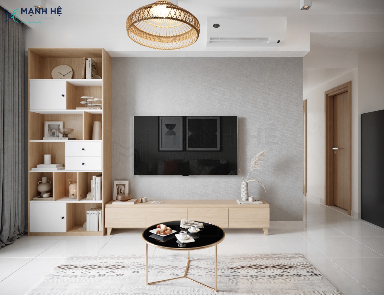 thiết kế nội thất phòng khách