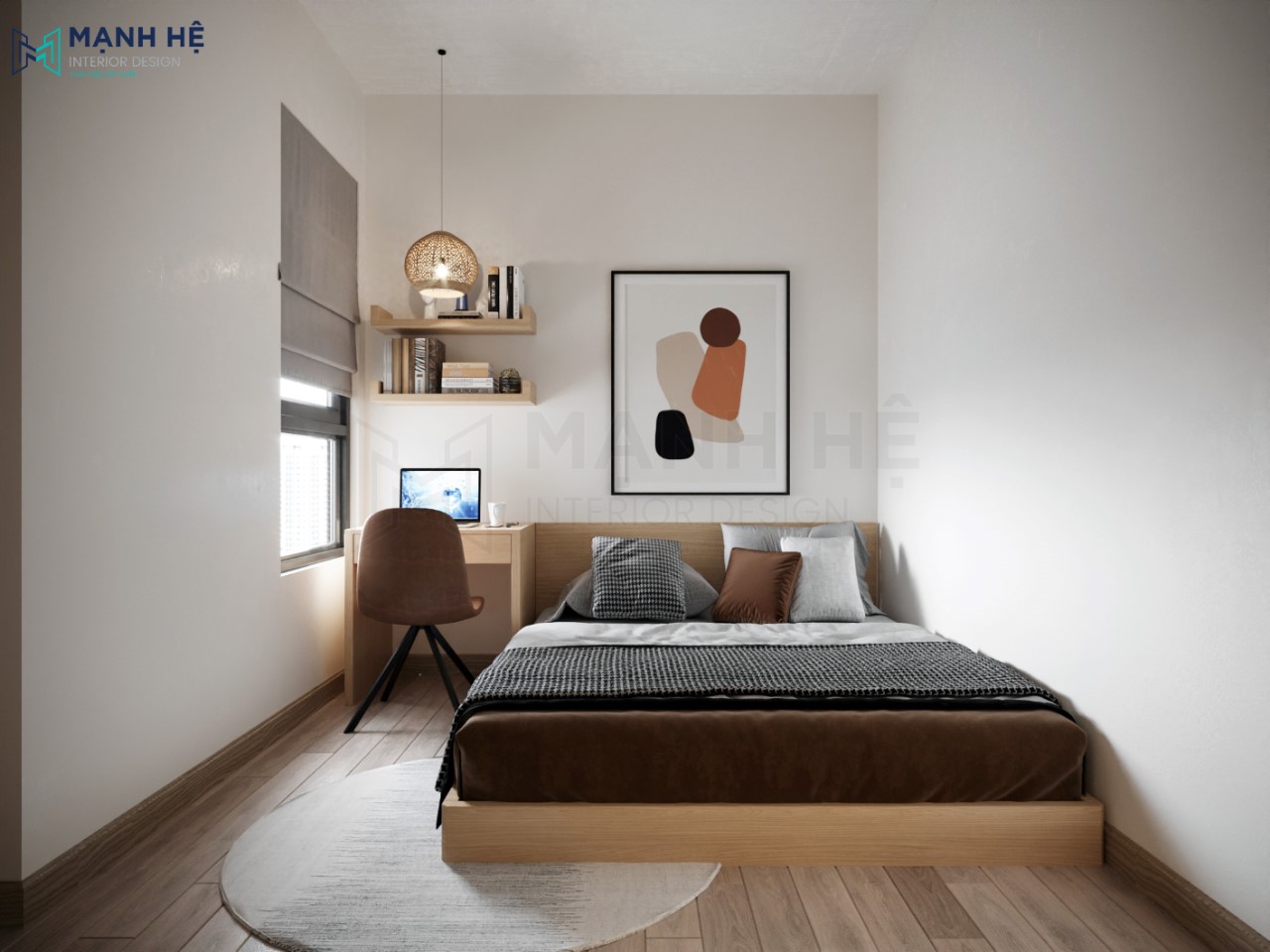 phòng ngủ đẹp 5m2 nhỏ