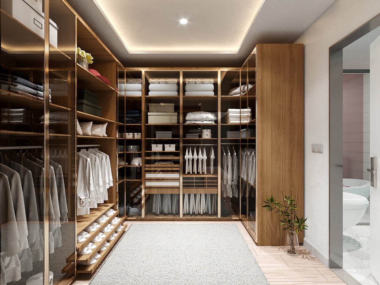 thiết kế phòng thay đồ
