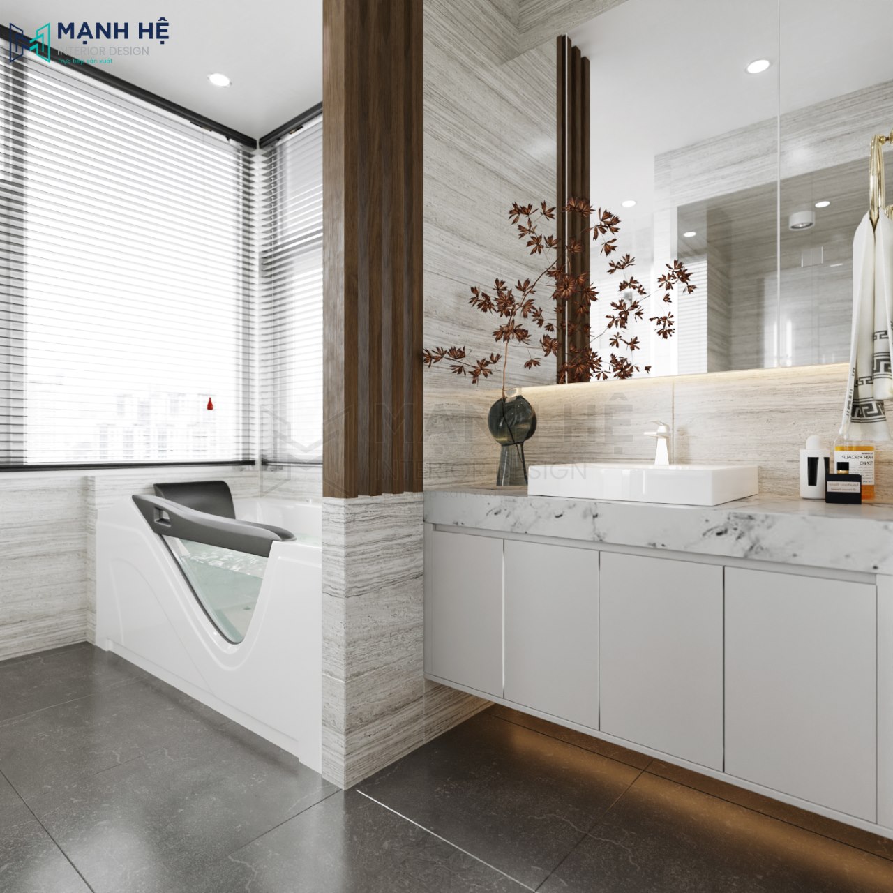 nhà vệ sinh có bồn tắm