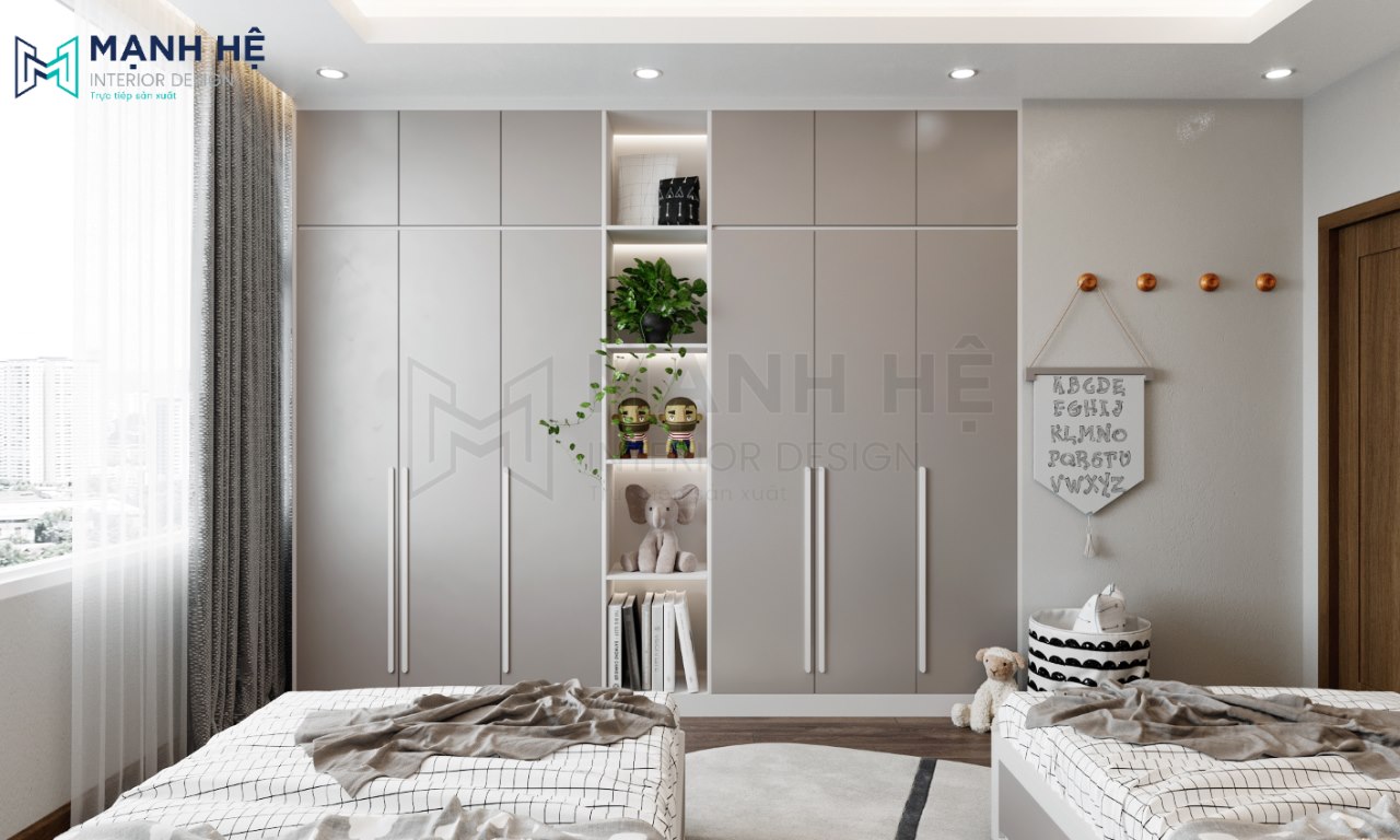 tủ quần áo âm tường