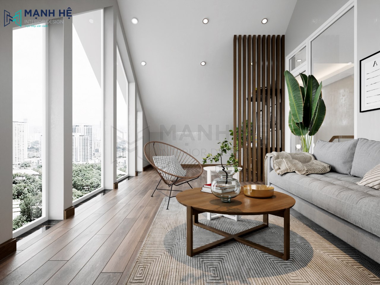 tầng áp mái view đẹp
