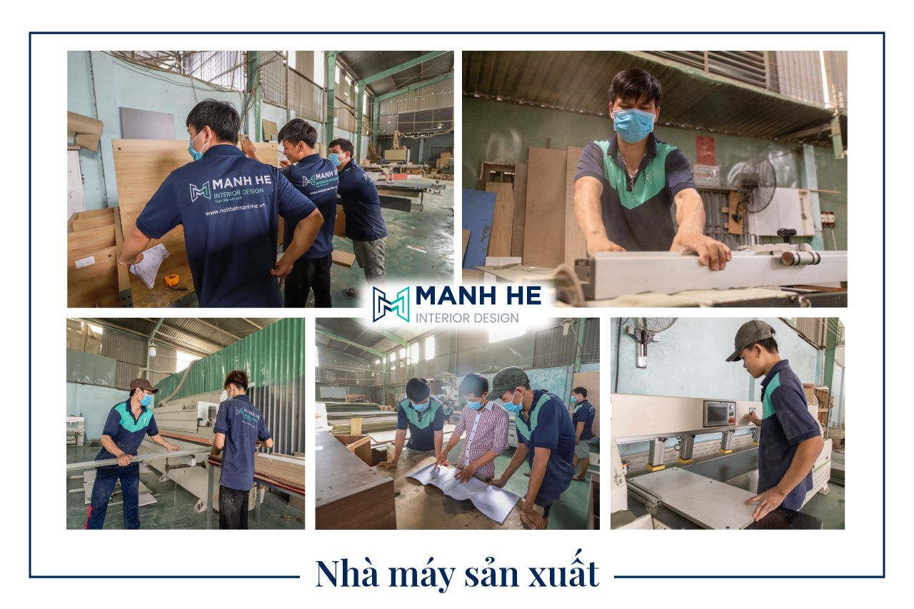 Xưởng sản xuất nội thất tại Mạnh Hệ