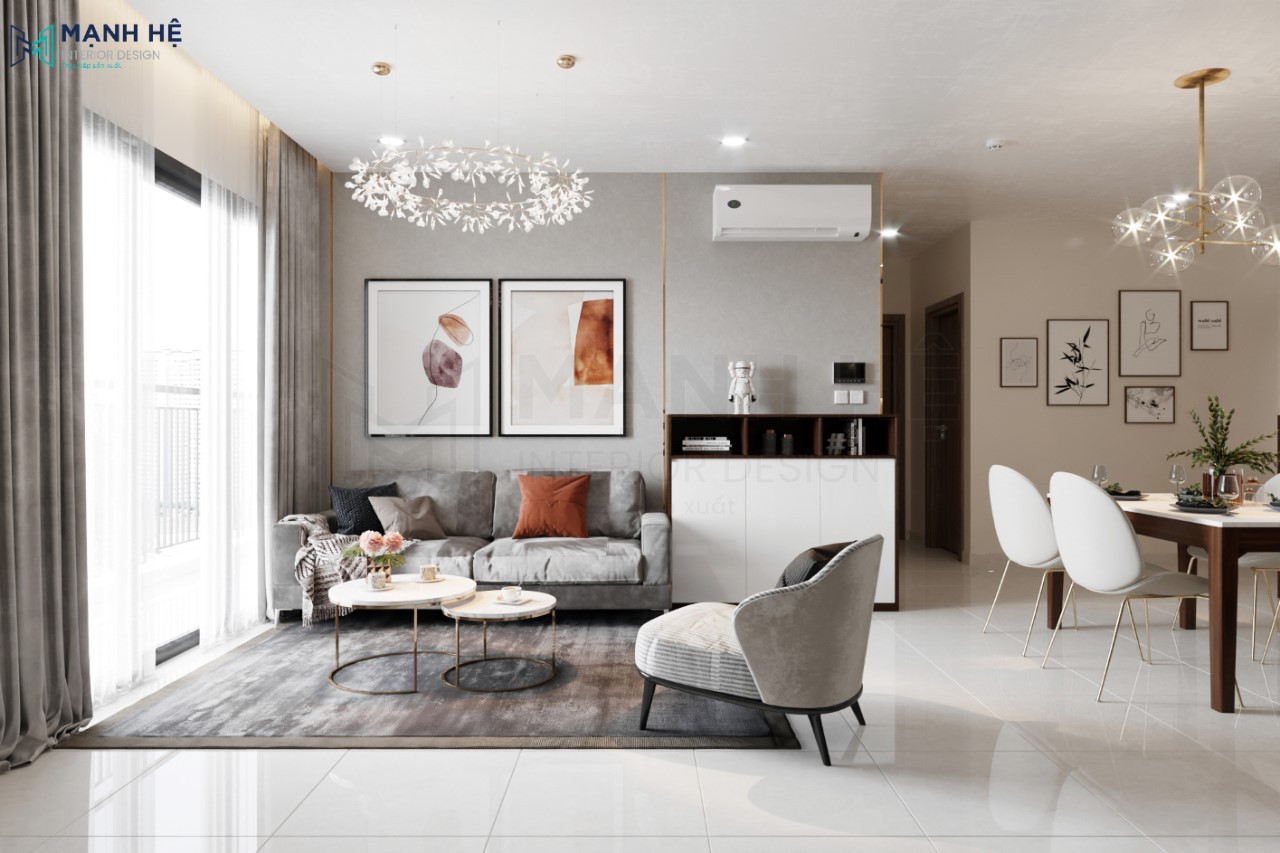 thiết kế phòng khách đẹp hợp phong thủy