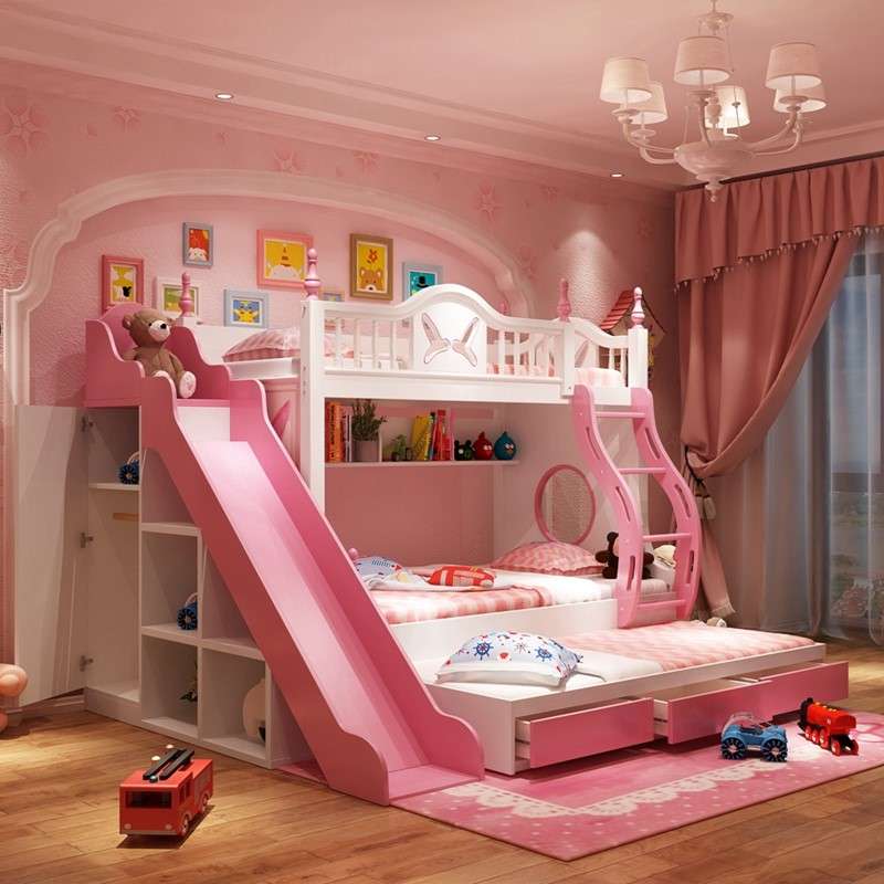giường tầng hình lâu đài
