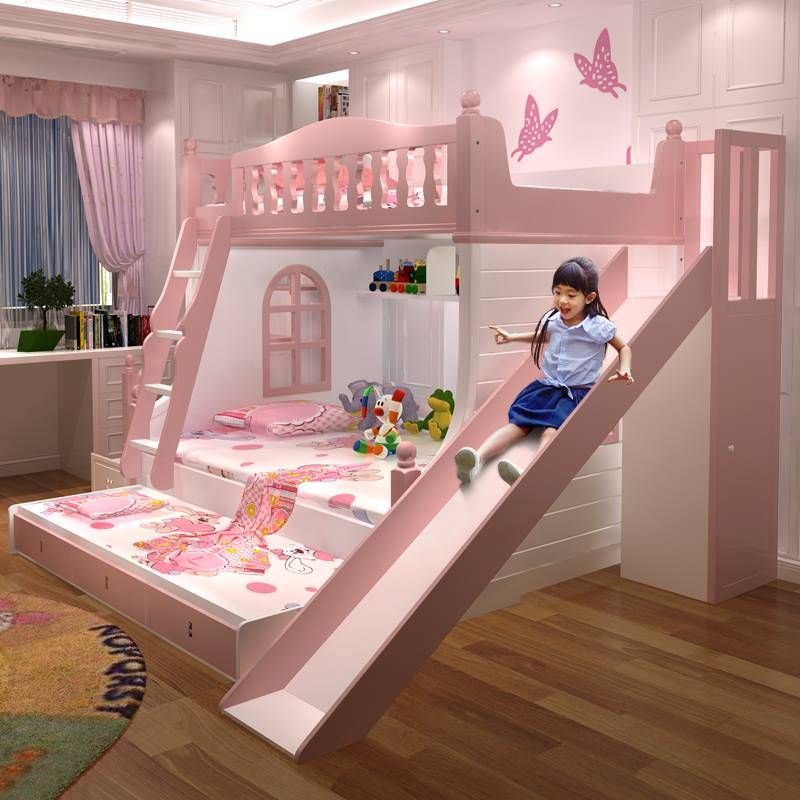 Giường 3 tầng có cầu trượt