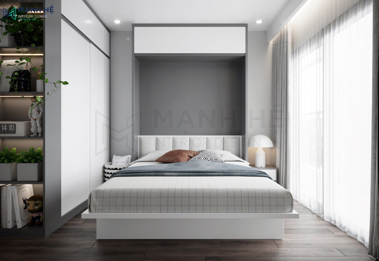 Thiết kế phòng ngủ nhỏ thứ 2 với phong cách tương tự