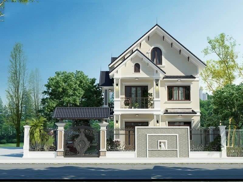 mẫu nhà ống mái thái