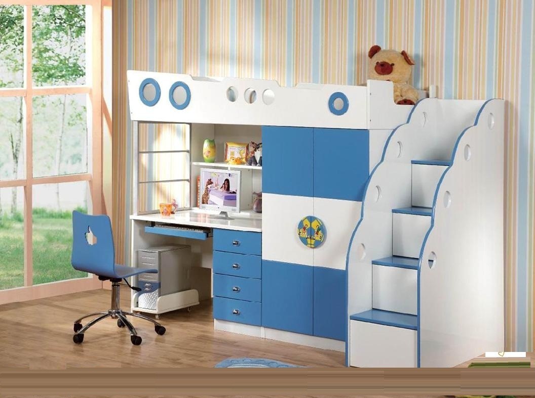 Kích thước giường tầng có tủ quần áo cho trẻ em