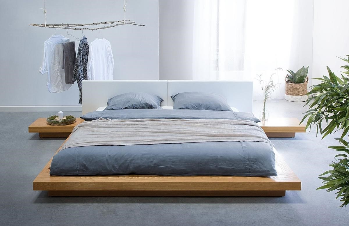 Chọn drap trải nệm tối giản trang trí phòng ngủ