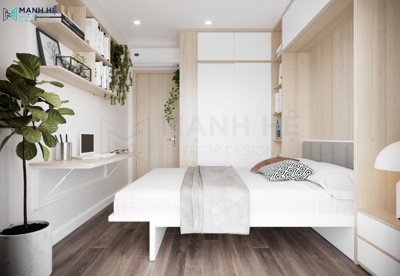 Thiết kế tủ quần áo cánh lùa tiết kiệm diện tích