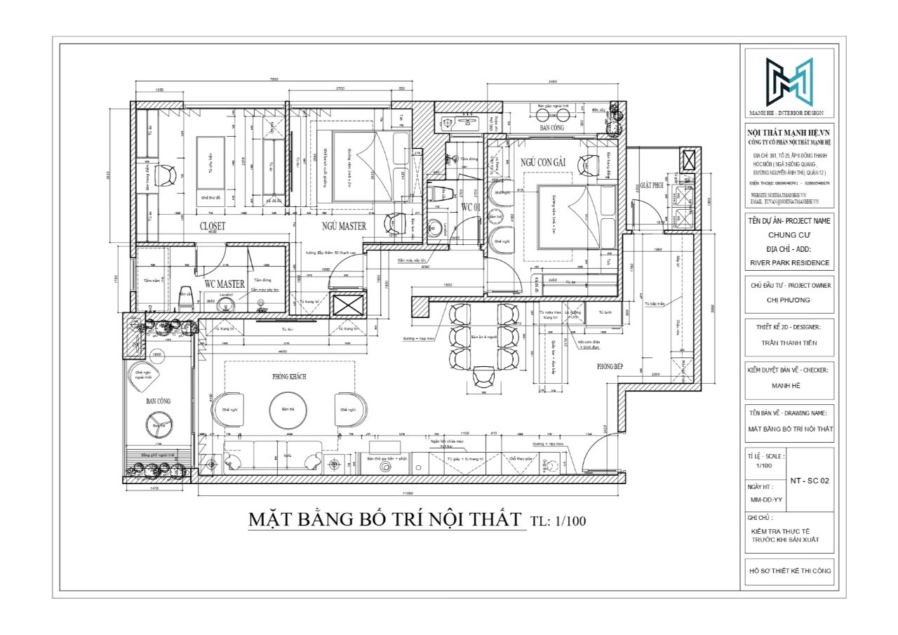 bản vẽ bố trí mặt bằng