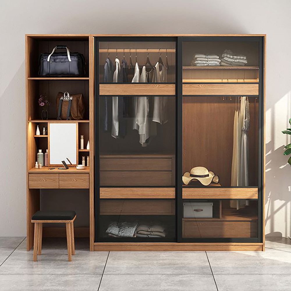 Tủ quần áo cửa lùa nhỏ gọn