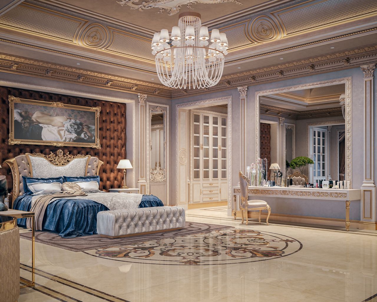 trang trí phòng ngủ biệt thự đẹp