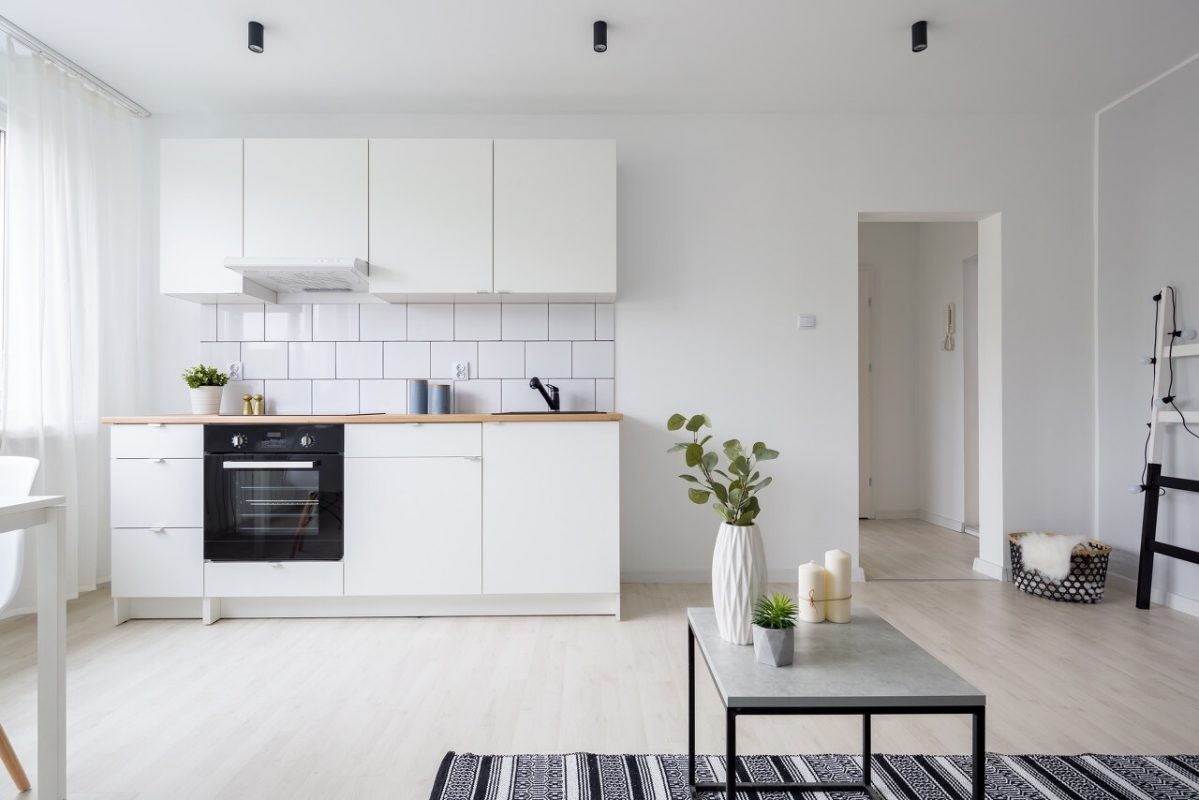 Thiết kế tủ bếp mini cho phòng trọ nhỏ