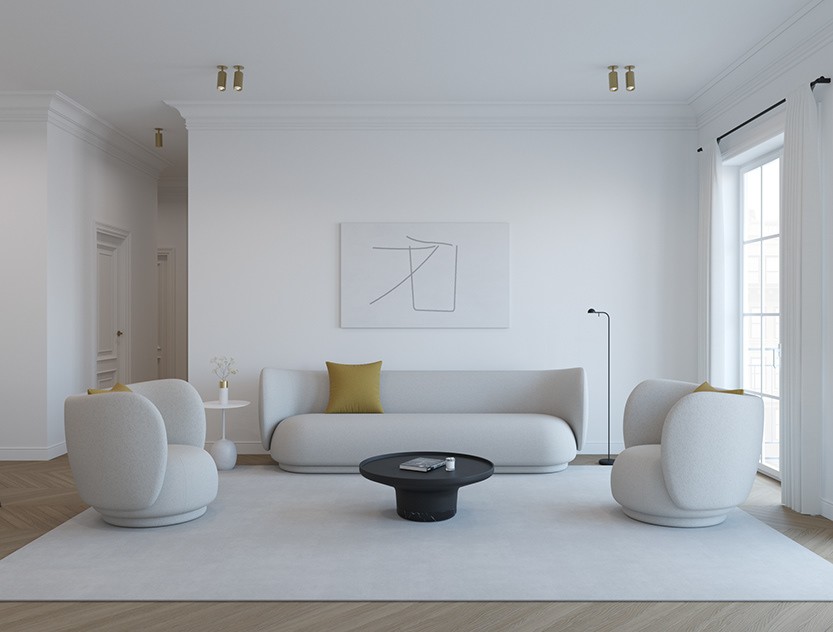 Bộ ghế sofa đa năng có ngăn chứa đồ cho phòng khách tối giản