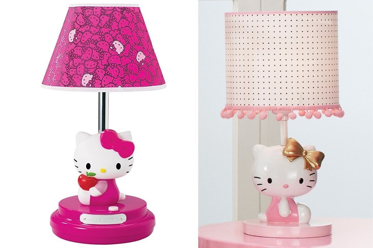 đèn ngủ để bàn hình hello kitty