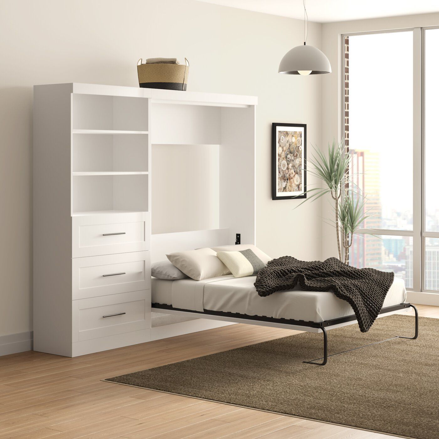 giường ngủ liền tủ gấp gọn